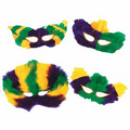 Mardi Gras Fanci Feather Mask Assortment